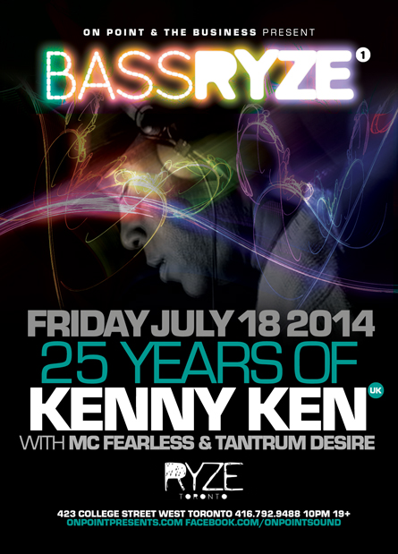 BassRyze – 25 Years of Kenny Ken @ Ryze
